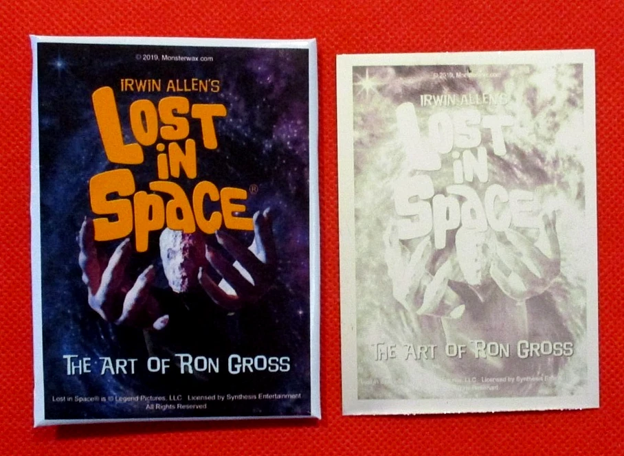 Lost in Space Cards "THE INITIAL ADVENTURES" PRINTING PLATE 1/1 FOR WRAPPER + WP - Image 2 of 4