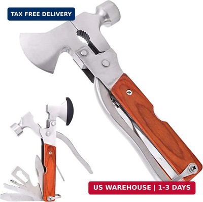 Multitool Hammer Camping Gear Accessories Survival Kits 14 in 1 Multifunction To