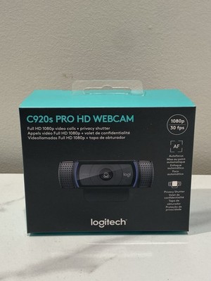 Authentic Logitech C920s Pro HD 1080p Webcam