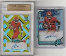 2022 Leaf Metal Malik Cunningham Production Proof auto RC - 1/1 + auto