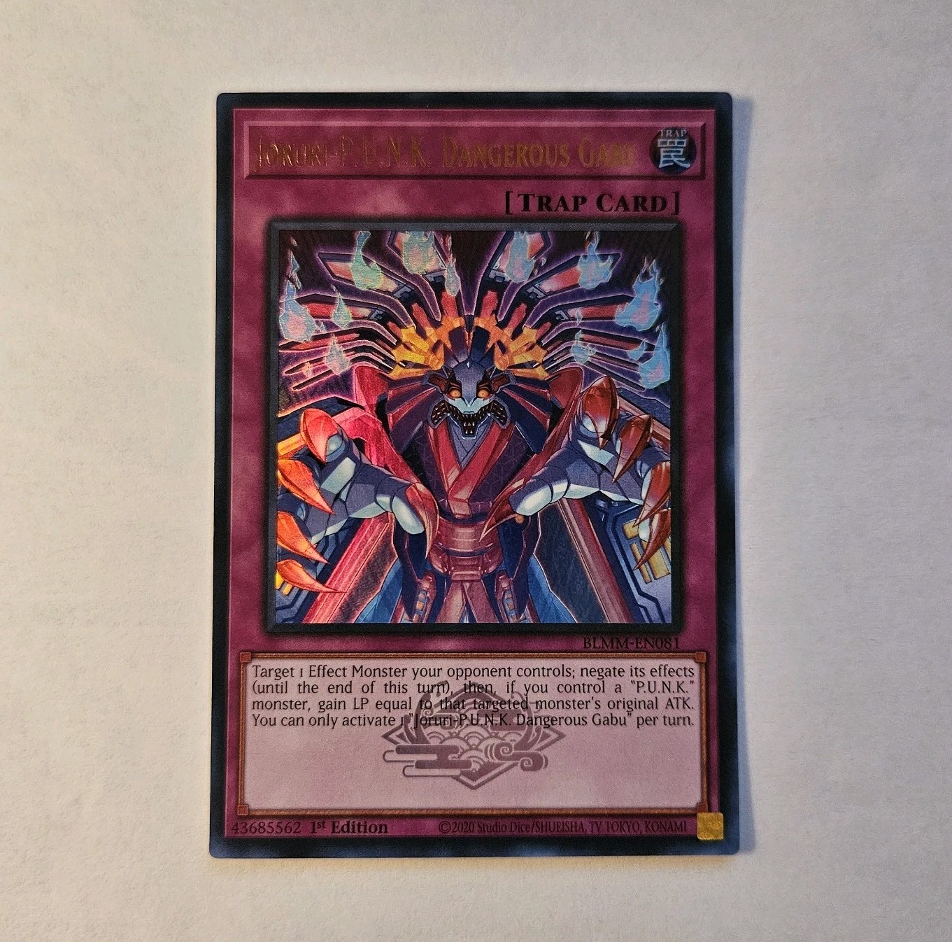 Joruri-P.U.N.K. Dangerous Gabu BLMM-EN081 Battles of Legend: Monster Mayhem NM