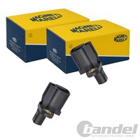 2X Magneti Marelli ABS-SENSOR Raddrehzahl Hinten Passend FüR Ford C-MAX Focus GA