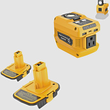 Battery Adapter with USB Compatible with Dewalt 20V Battery Battery Not Includ