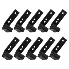  10pcs Power Rack J-Hooks - Wall Mount Squat Rack J Hooks - Horizontal Barbell/