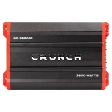 Crunch Ground Pounder GP-3500.1D 3500W Class D Monoblock Car Subwoofer Amplifier