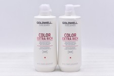 Lot of 2 Goldwell Dualsenses Color Extra Rich Brilliance Shampoo 33.8oz