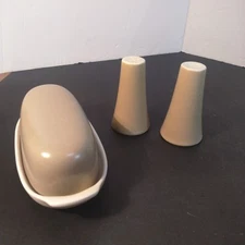 Harkerwear Persian Key Butter Dish With Lid And Salt And Pepper Shakers