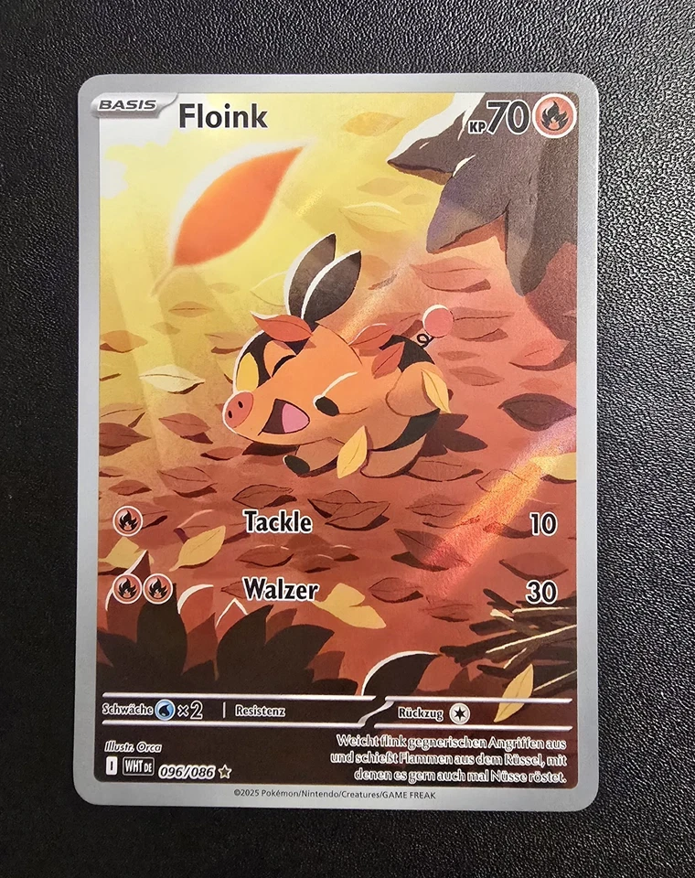 Pokémon TCG Floink 096/086 Weiße Flammen Deutsch Near Mint Boosterfrisch - Bild 2 von 3