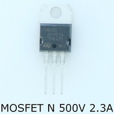 STP3NK50Z Transistor MOSFET Canal N 500V 2.3A TO-220AB STM