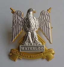 British Army Royal Scots Dragoon Guards Cap Badge RSDG