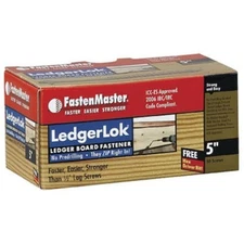 FastenMaster FMLL005-50 LedgerLOK Ledger Board Fastener, 5 Inches, 50-Count