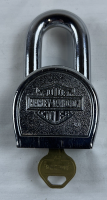 ショベルさま　　希少Harley-Davidson純正 ロックハート HARLEY DAVIDSON GENUINE BAR & SHIELD PADLOCK 1 KEY 45737-72A | eBay