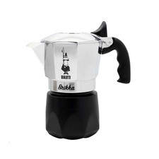 Bialetti Brikka Mokka-Kanne 0,1 l Edelstahl  2 Tassen Herdkaffeemaschine