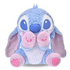 Japan Disney Store Stitch Plush Pink Blue Winter Shiny Color 【US STOCK】