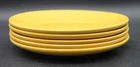 Vintage Bauer Pottery Dinner Plates Set of 5 9.5" Ringware Yellow California