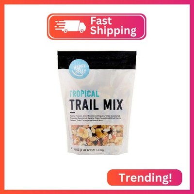 Amazon Brand - Happy Belly Tropical, Trail Mix, 2.75 pound (Pack of 1)