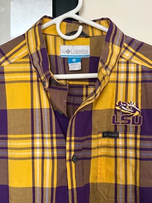 LSU Tiger button down shirt.