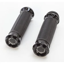 Performance Machine Black Overdrive Electric Throttle Grips - 0063-2082-B