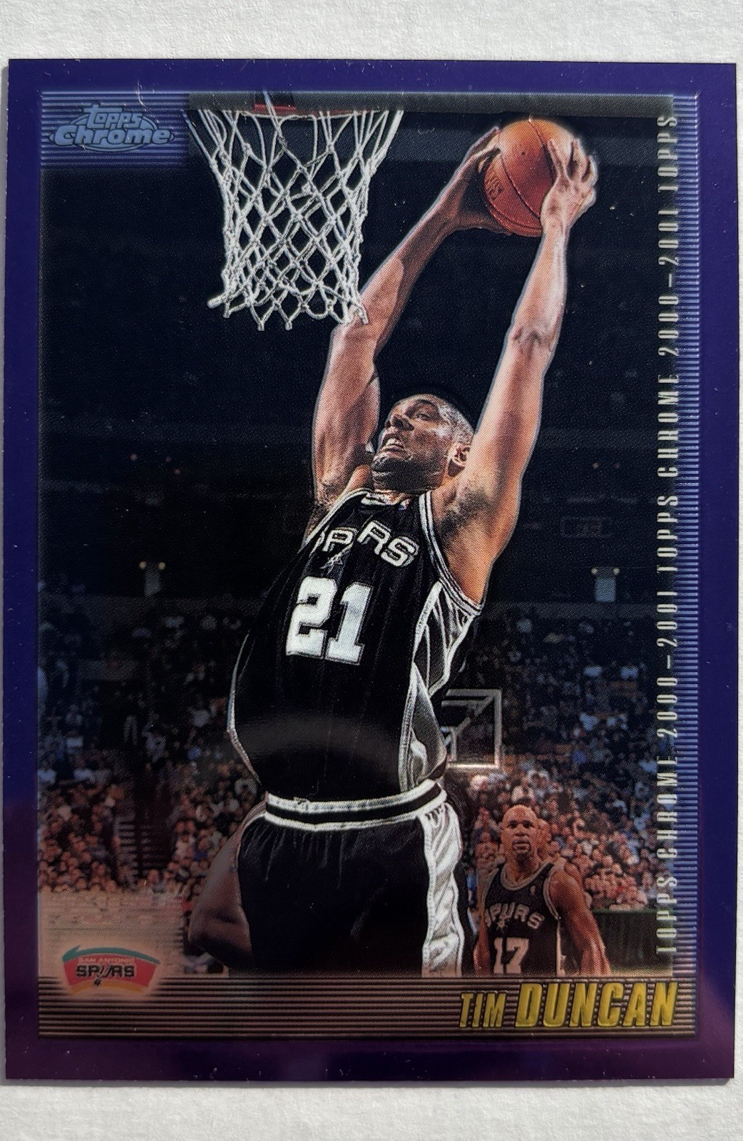 Tim Duncan 2000 Topps Chrome #40
