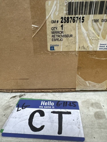 Genuine GM 25876715 Mirror Assembly, Outside Rear View Brand New NOS