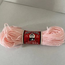 Aunt Lydia's Heavy Rug Yarn 100 Kodel Polyester 1.6 OZ 70 YD Mdium Pink 105