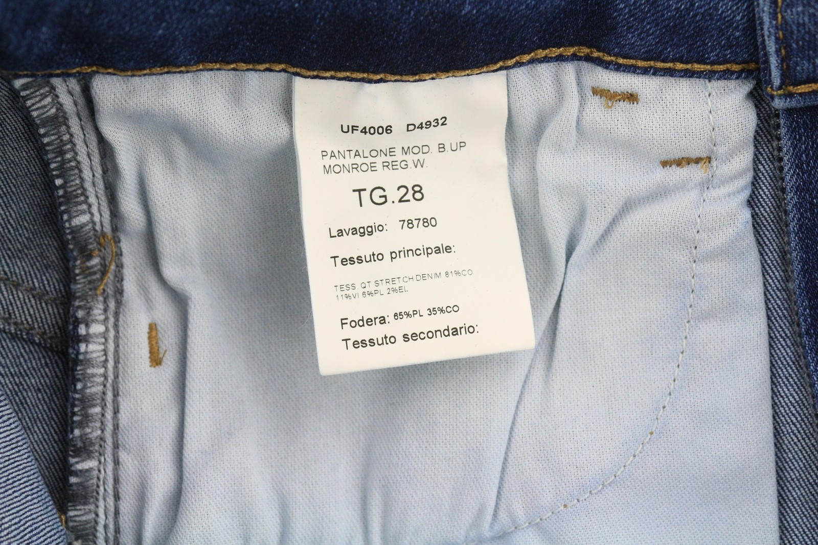 Liu Jo Monroe Women's Jeans W28 Blue Washed Skinny Ankle Stretch image 7