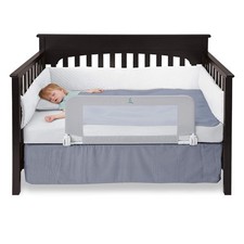 Hiccapop Convertible Crib Bed Safety Rail - Gray