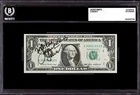 *RARE* Jackie Smith Signed $1 One US Dollar Bill Encapsulated NFL Beckett BAS