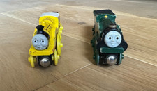 Thomas  Friends Wooden Railway Trains - Lot of 4 - Emily and Molly plus Tenders