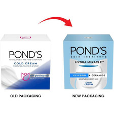 PONDS DRY SKIN CREAM JAR, 10.1 Oz