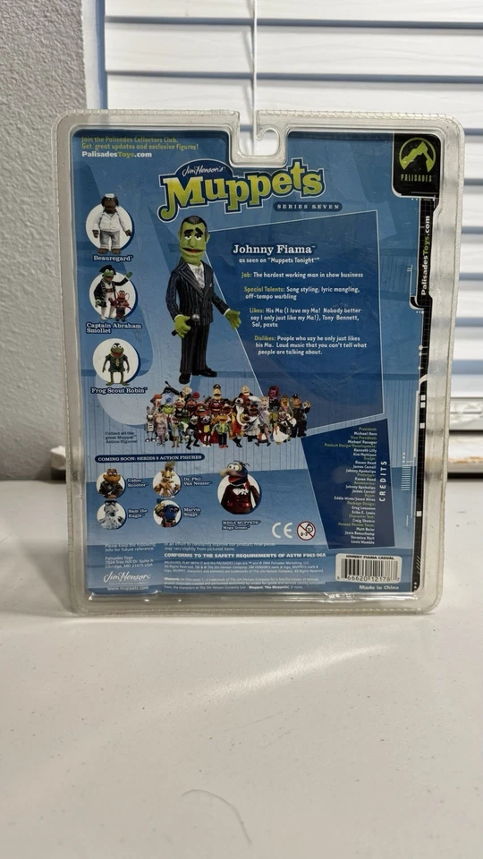 Figura de acción Johnny Fiama Palisades Muppets Tonight Foto 2 de 4