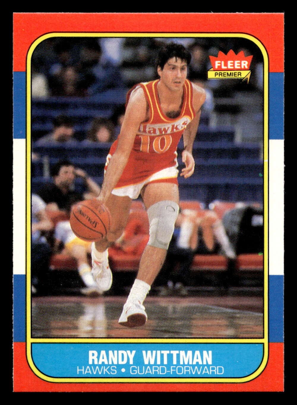 1986-87 Fleer #127 Randy Wittman Near Mint Hawks Basketball