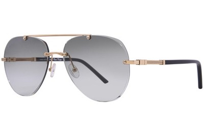 Omas Design Zeus-3 Sunglasses Men's Red Gold/Green Pilot 60mm