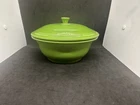Fiestaware Retired Shamrock  Covered Casserole with Lid