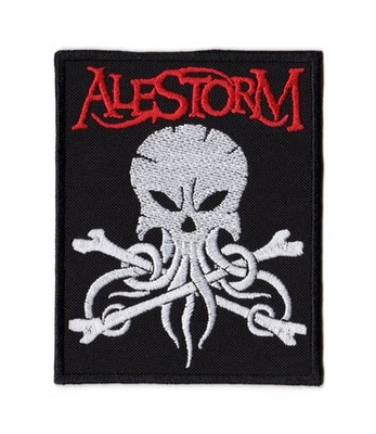 Alestorm Patch Octopus Skull Scottish Pirate Folk Power Heavy Metal Band Logo