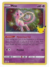 Mew 11/25 - Celebrations 25th Anniversary - LP Holo Rare - Pokemon TCG