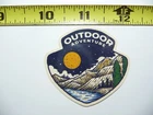 OUTDOOR ADVENTURE MOON LIT NIGHT RIVER SMALL STICKER DECAL HIKING CAMPING GEAR