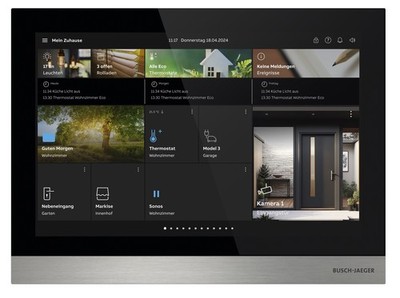 BUSCH-JAEGER H8237-4B-03 Touchpanel IP touch | LAN/WLAN schwarz | 10 Zoll | NEU