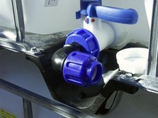 IBC Verbindungsset für 4 1000L Regen Wassertanks mit Pumpenanschluß 1"    #1014P