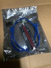 Ubit 6 Pack Latest PCI-E Riser Adapter Card  60cm USB 3.0 Cable