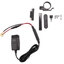 QC3.0 Motorcycle USB + Type-C Charger Waterproof Cell Fast Charger Au8470-