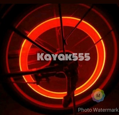 NEON LED VALVE STEM CAR RIM TIRE LIGHTS WHEEL ACCESSORIES GLOW LIKE KNIGHT RIDER