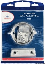 Volvo-Penta 290 Duo Prop Anoden-Set Z-Antrieb Zink - Aluminium - Magnesium