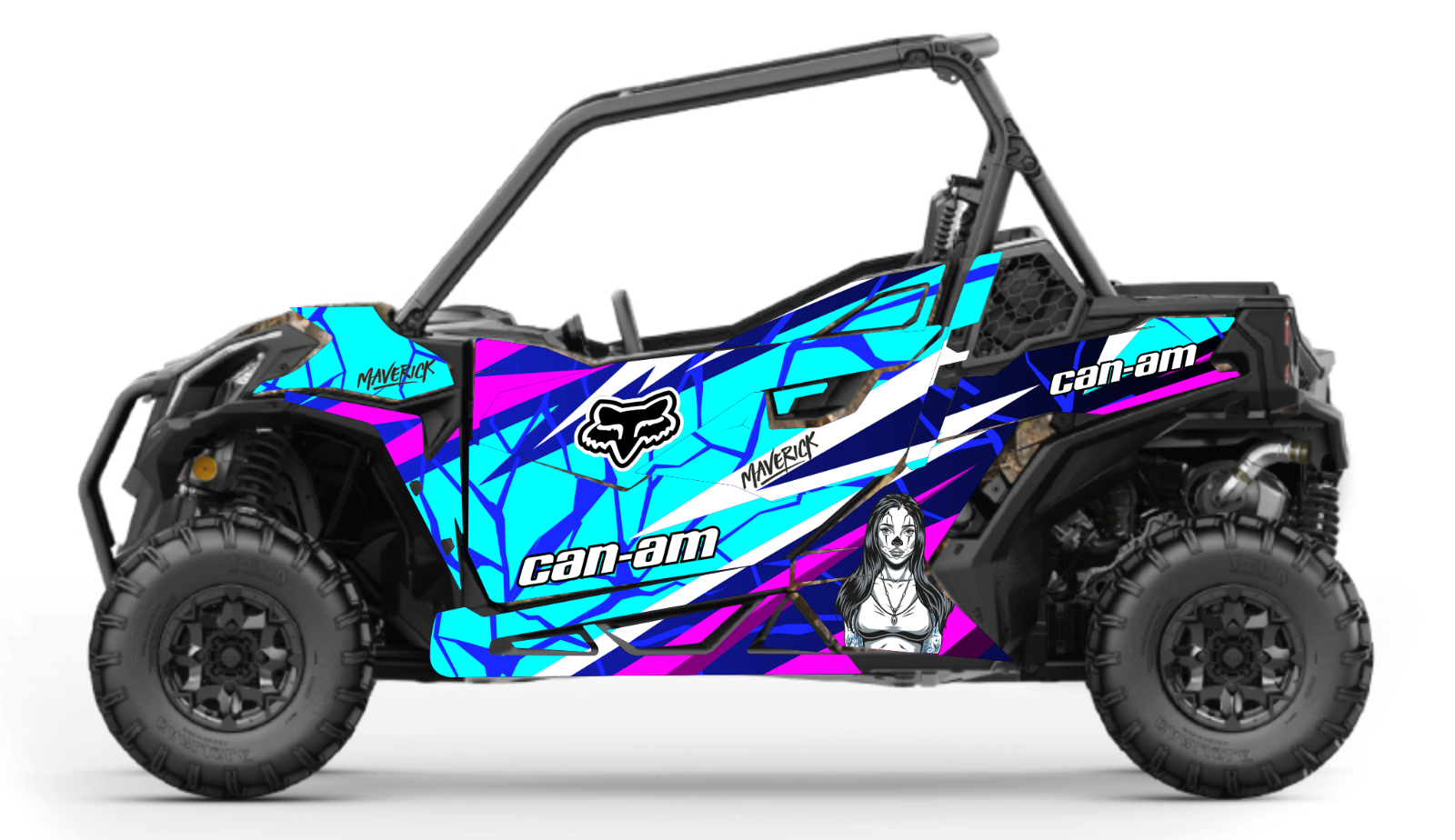 Maverick R Xrc Sticker Canam maverick sport XRC 1000R 2016-2023 Decal Graphics Stickers Full ...