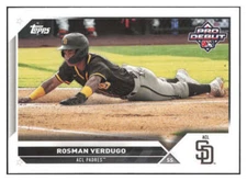 Rosman Verdugo RC 2023 Topps Pro Debut #PD-44 Rookie MiLB MLB ID:83905