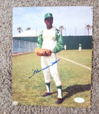 John Blue Moon Odom  Oakland  Athletics Signed 8x10  Photo JSA Authentic