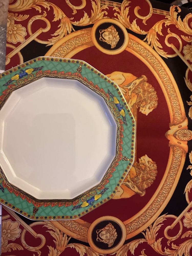 VERSACE Marco Polo Plate Salad dessert dinner LE VOYAGE NEW RARE LOVE SALE