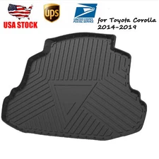 TPO Rear Trunk Cargo Floor Tray Boot Liner Mat Fit for 2014-2019 Toyota Corolla