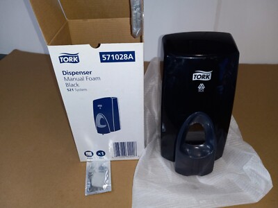 TORK Foam Soap Manual Dispenser Black 571028A S21 System - BRAND NEW!