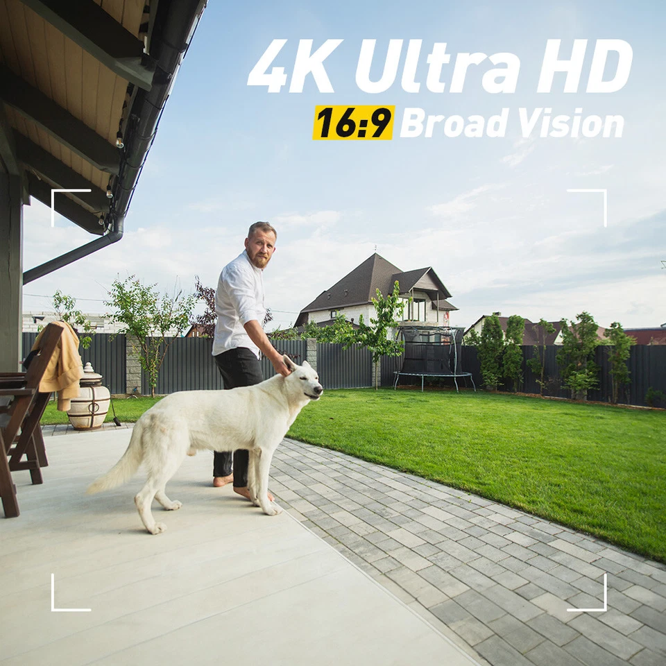 Sistema de cámara de video seguridad ANNKE 8CH 8MP DVR 4K AI color noche exterior H.265+ Foto 3 de 4